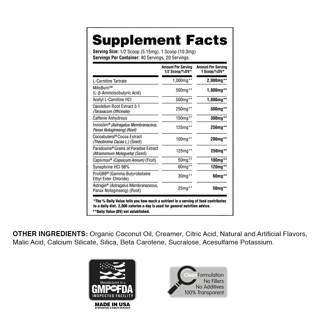 Black Tulip Thermogenic Pre Workout Powder - Image 4